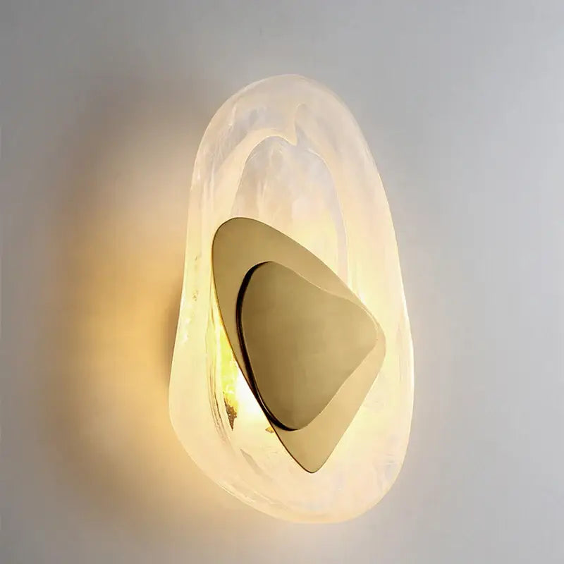 Gold LED Cloud Wall Lamp