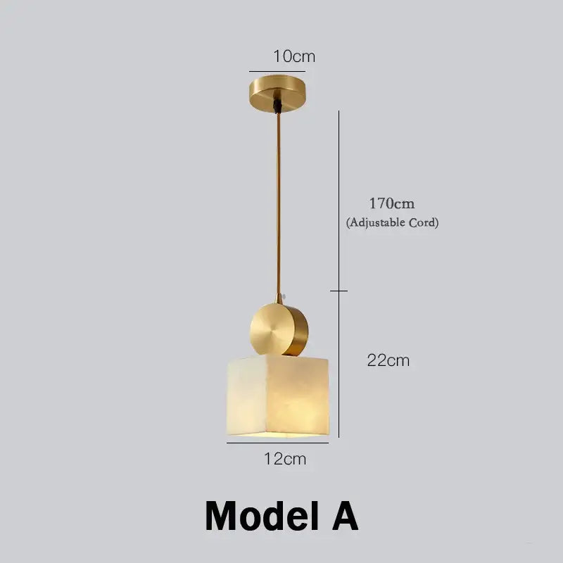 Golden Marble Pendant Lamp