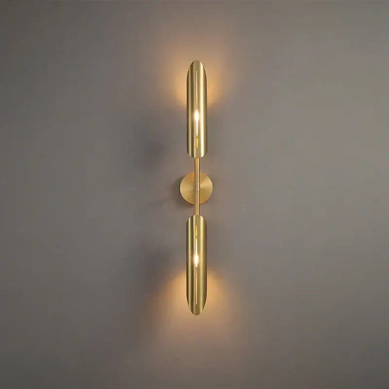 Golden Metal LED Wall Lamp
