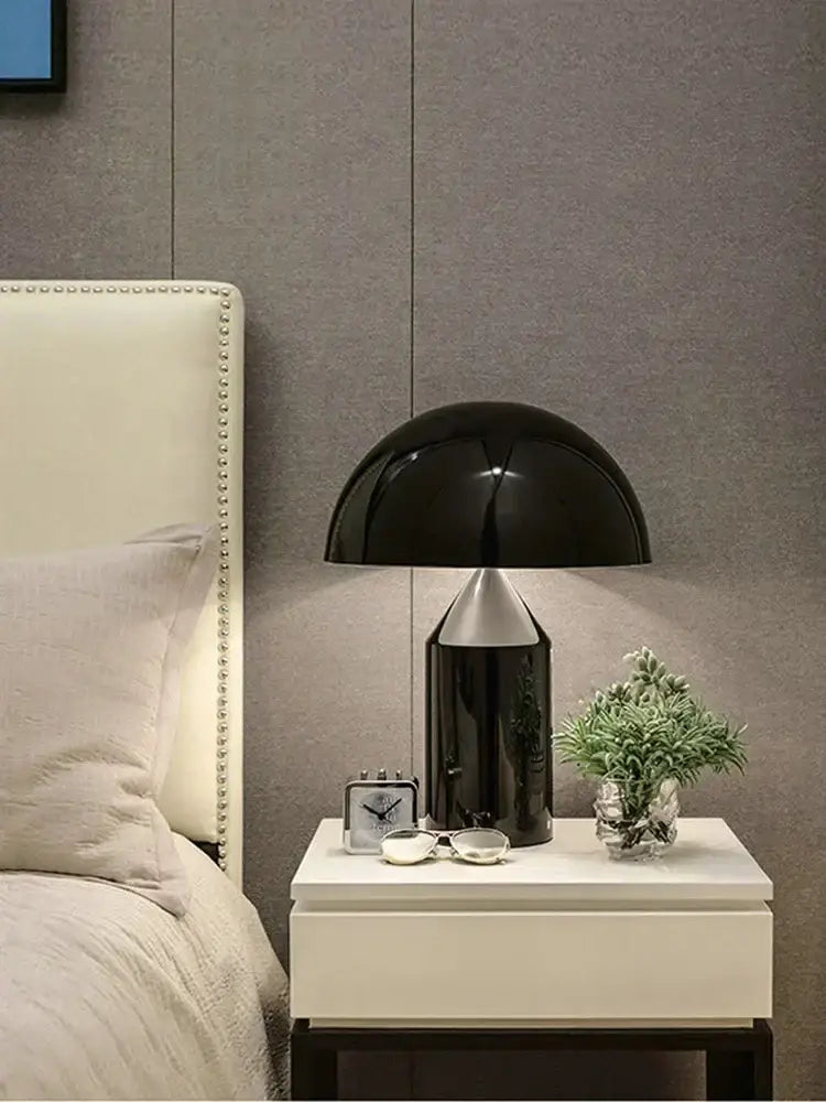 Golden Mushroom LED Desk Lamp