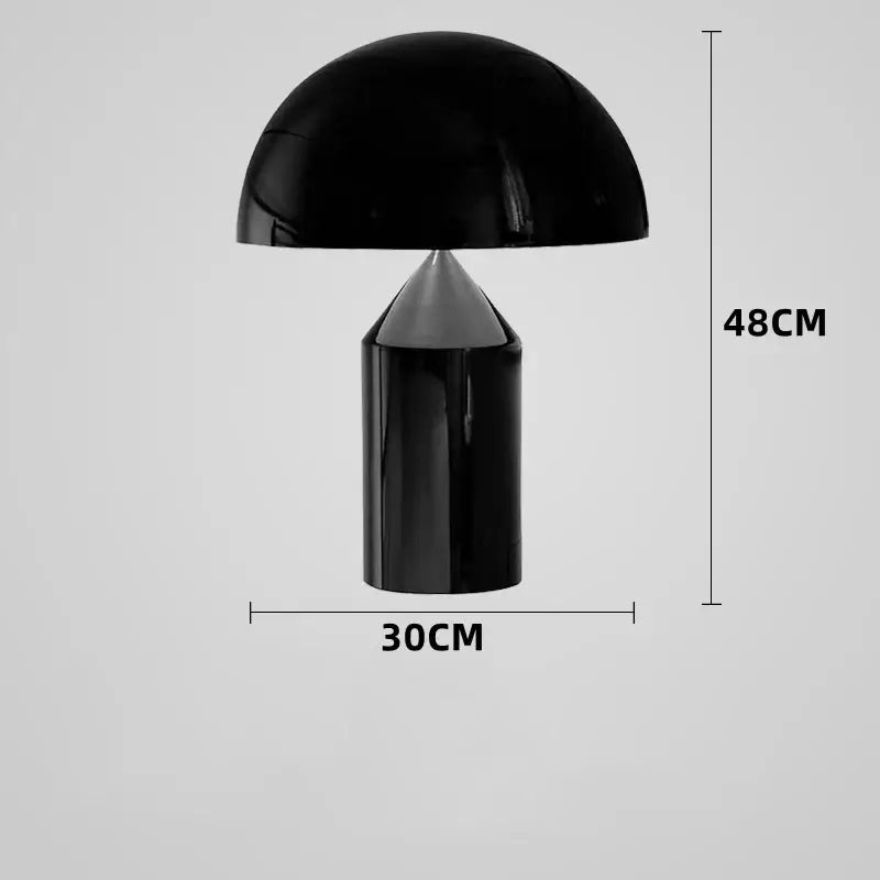 Golden Mushroom LED Desk Lamp