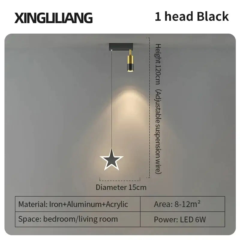 Gold Cylindrical Pendant Light Aluminum 15cm