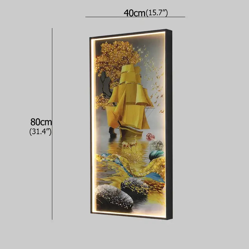 Gold Mountain Wall Sconce