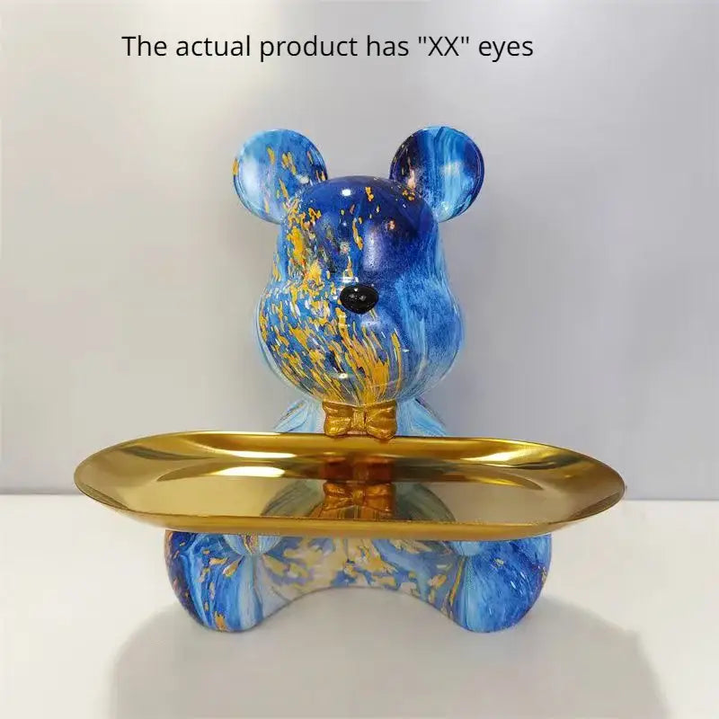 Graffiti Bear Key Shelf