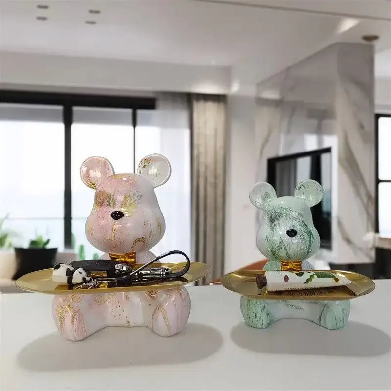 Graffiti Bear Key Shelf