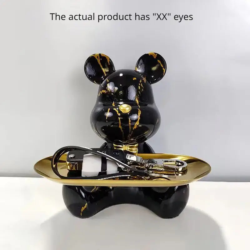 Graffiti Bear Key Shelf