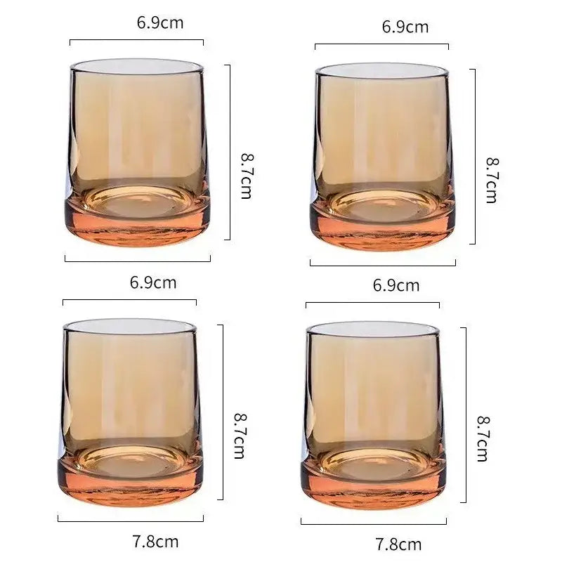 Amber Glass Water Pitcher