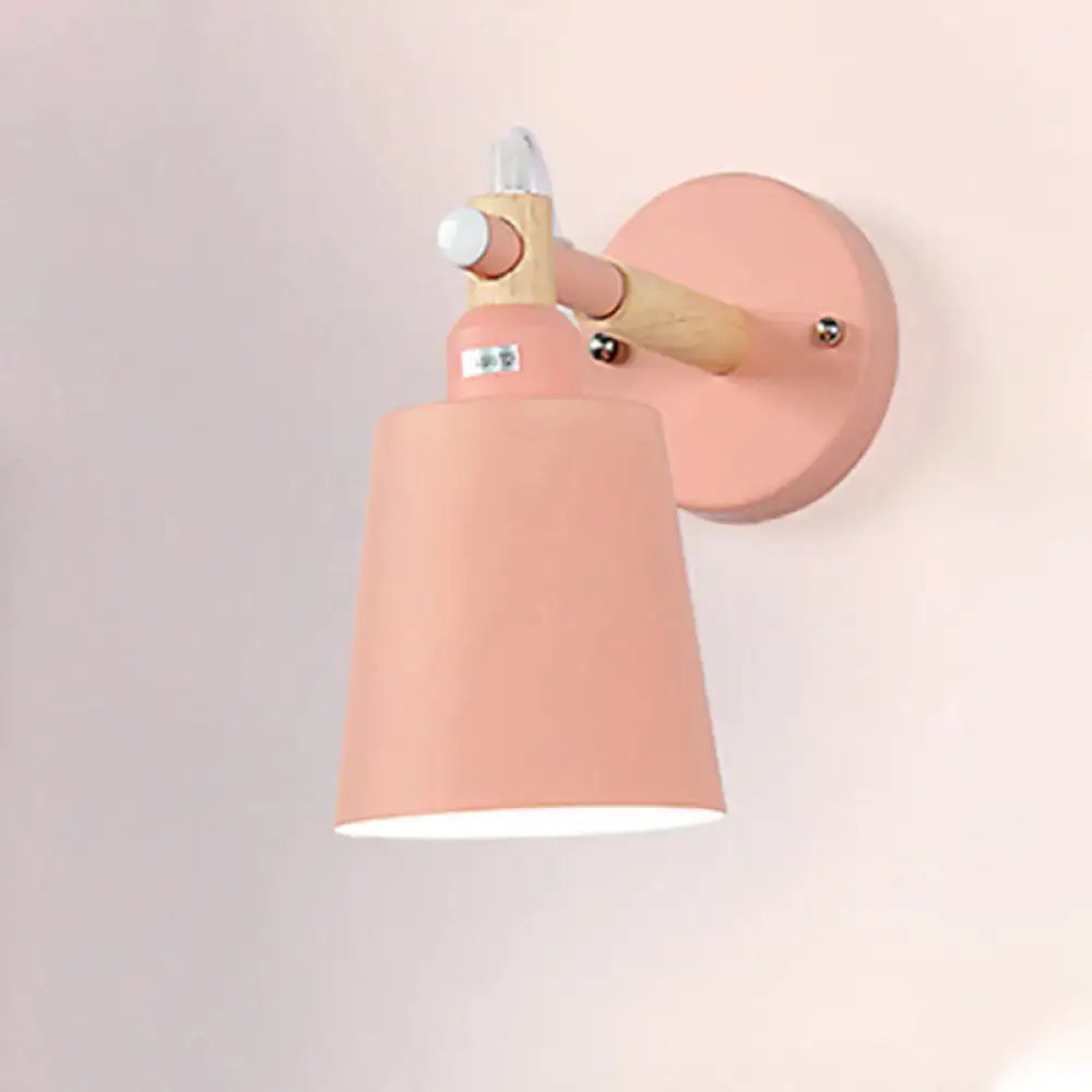 Wood Adjustable 10-Inch Wall Sconce Light