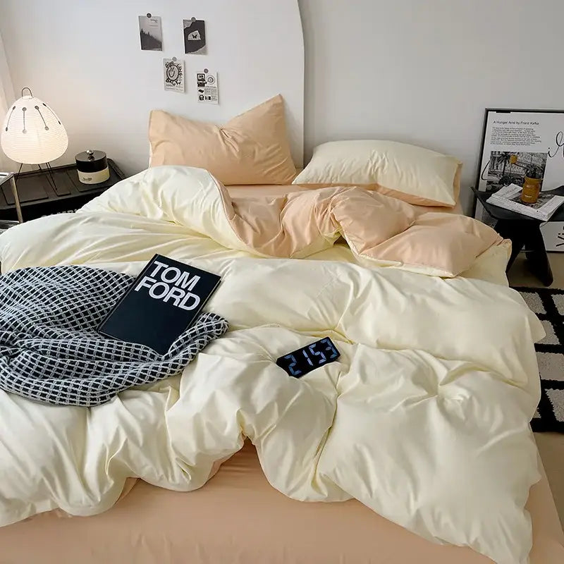 Gray Geometric Comforter Set
