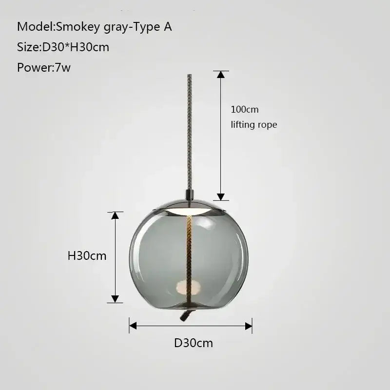Gray Knot Pendant Chandelier