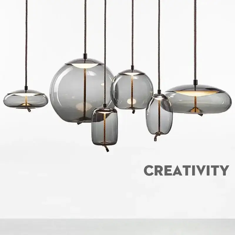 Gray Knot Pendant Chandelier
