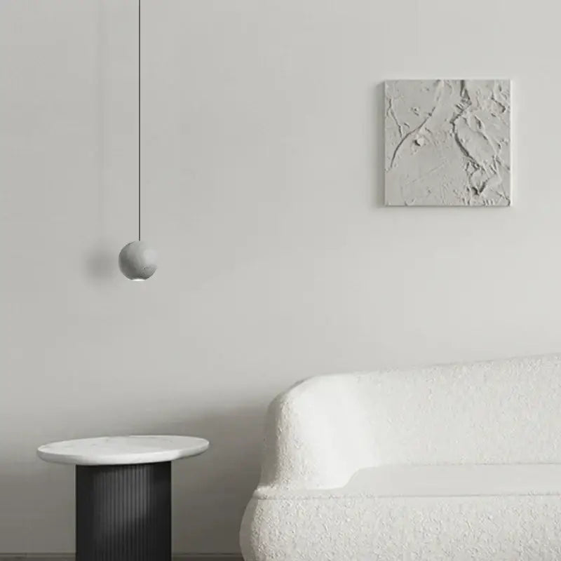 Gold Cement Chandelier Light