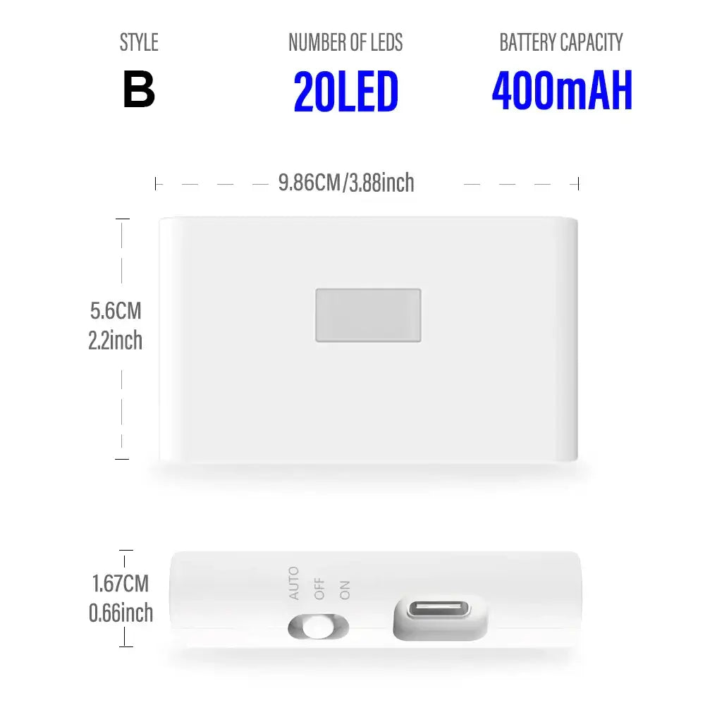 Gray Motion Wall Lamp