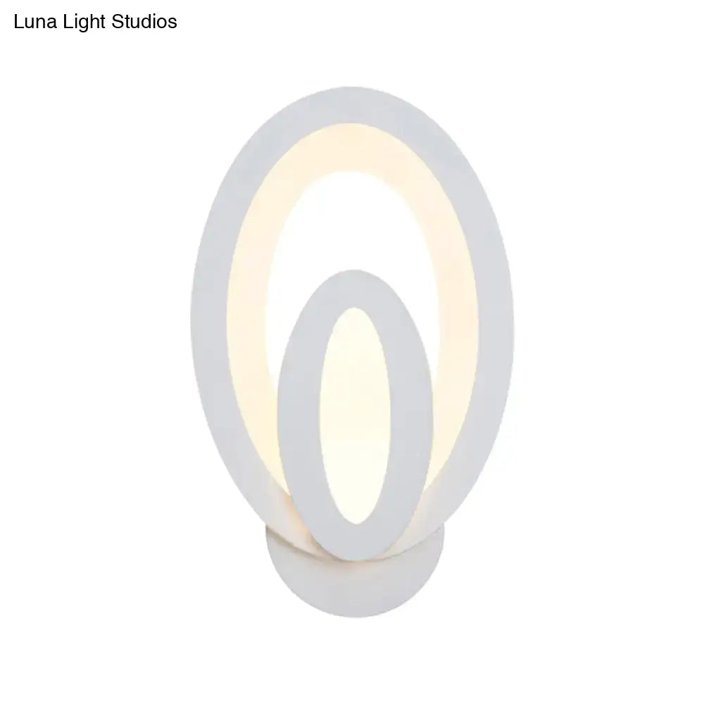 Gray Layered LED Sconce