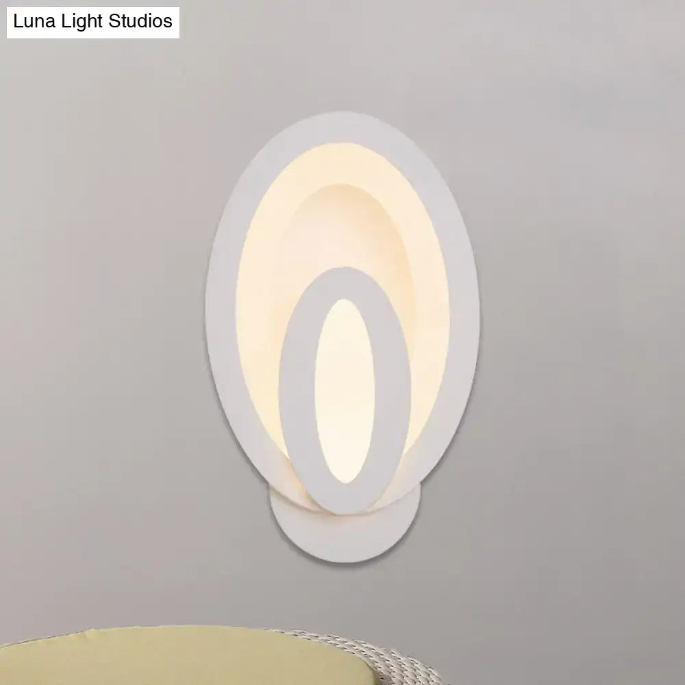 Gray Layered LED Sconce