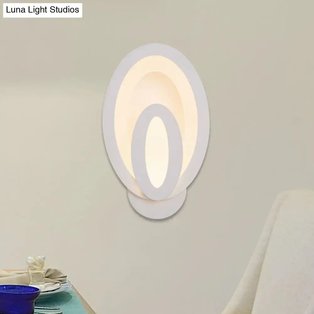 Gray Layered LED Sconce