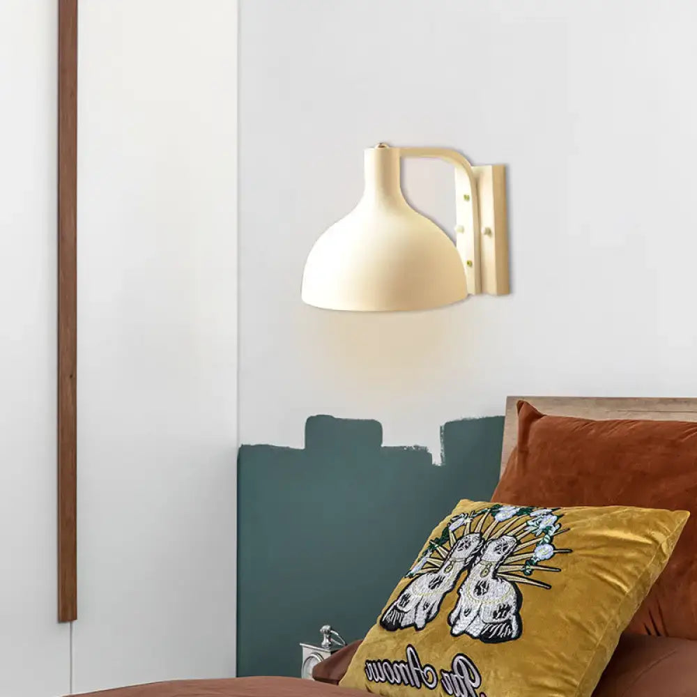 Black Domed Wall Sconce