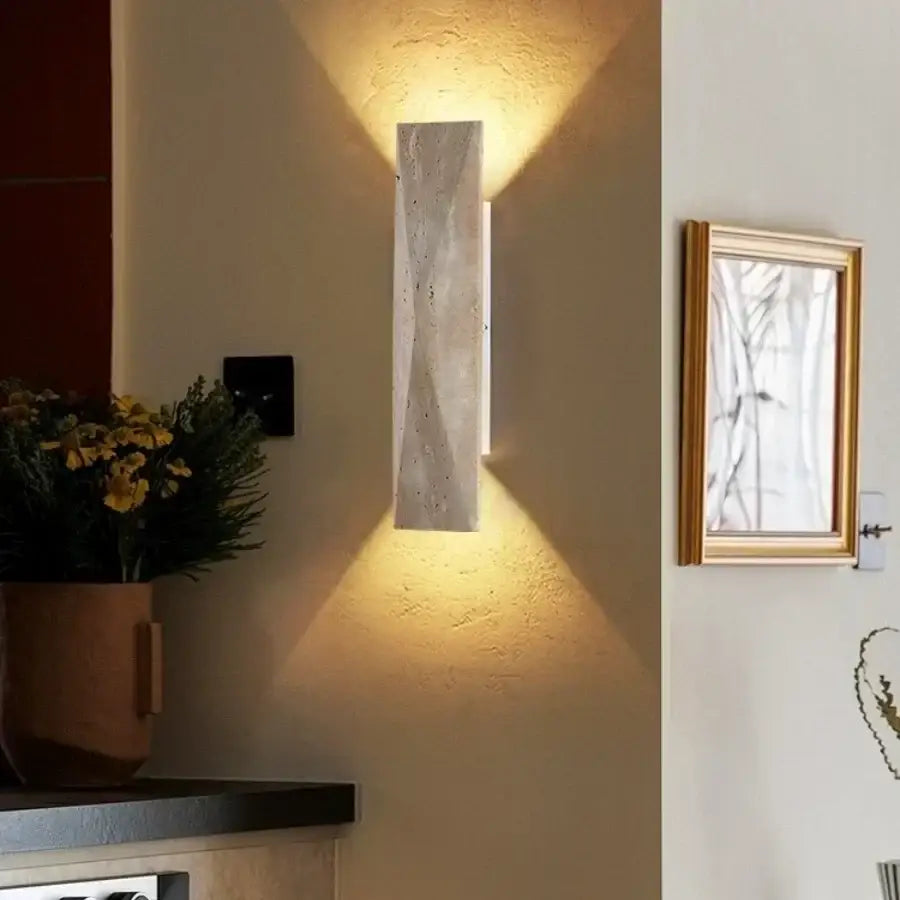 Yellow Stone LED Sconce