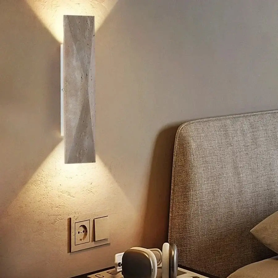 Yellow Stone LED Sconce
