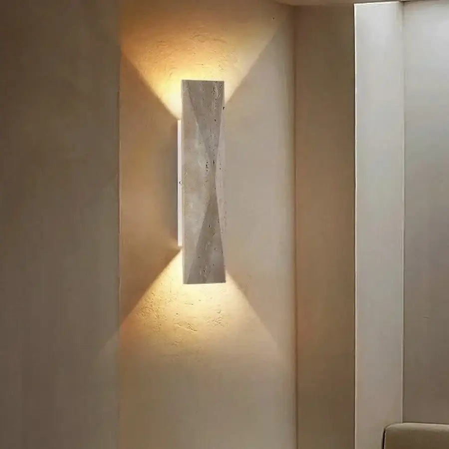 Yellow Stone LED Sconce