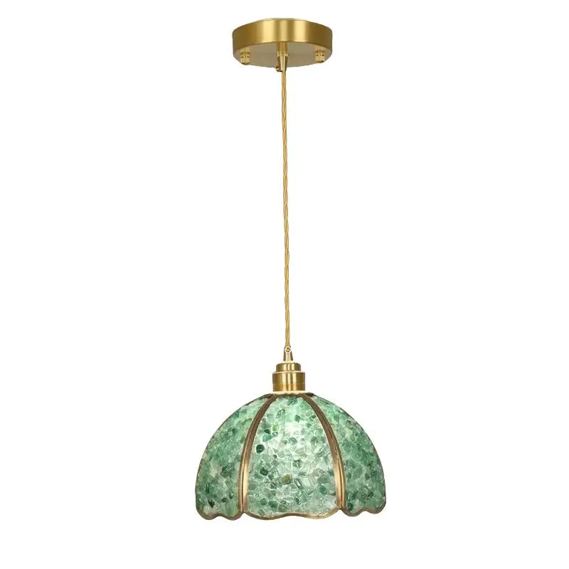 Green Crystal Glass Pendant