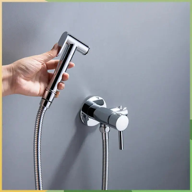 Grey Brass Bidet Mixer