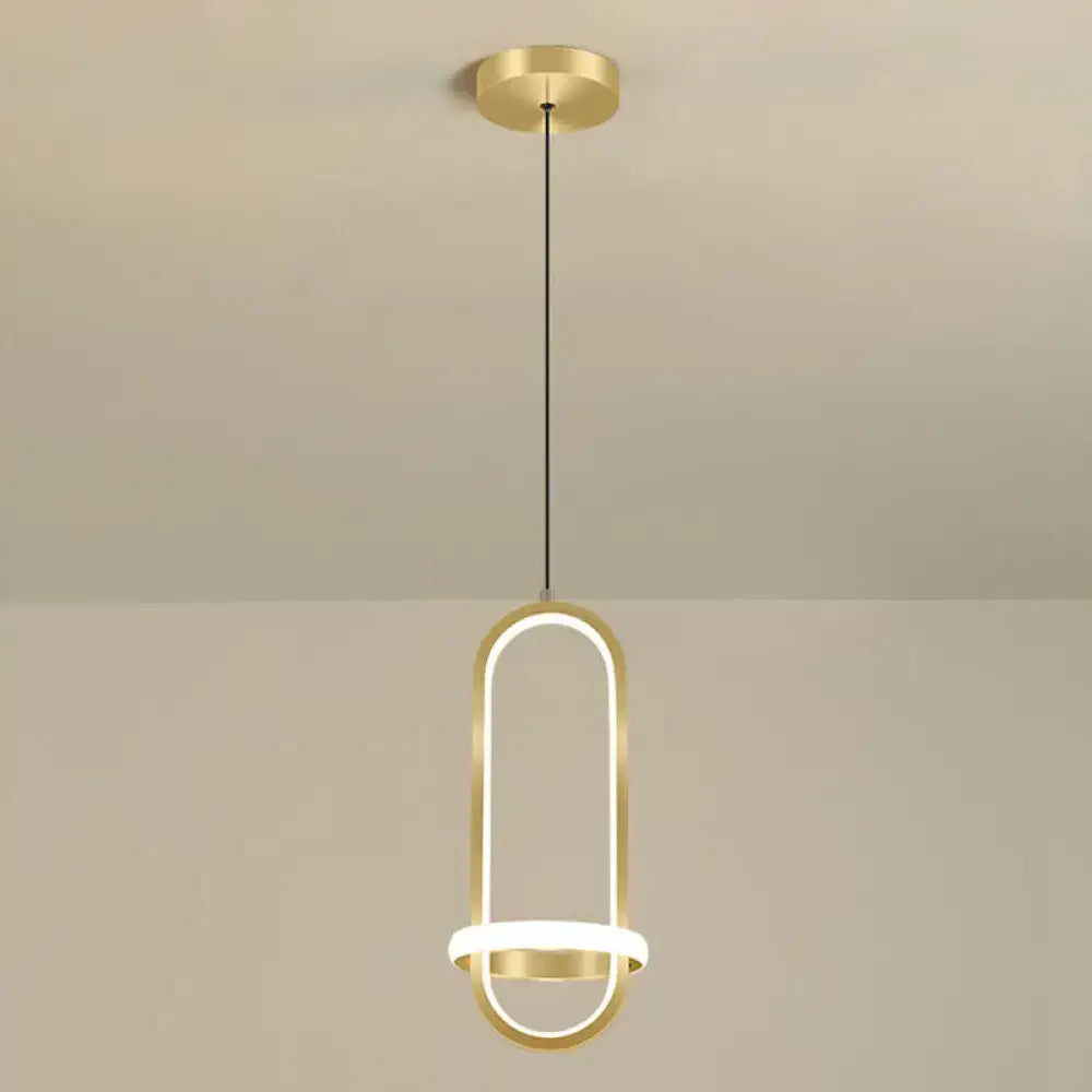 Black Halo Pendant Light