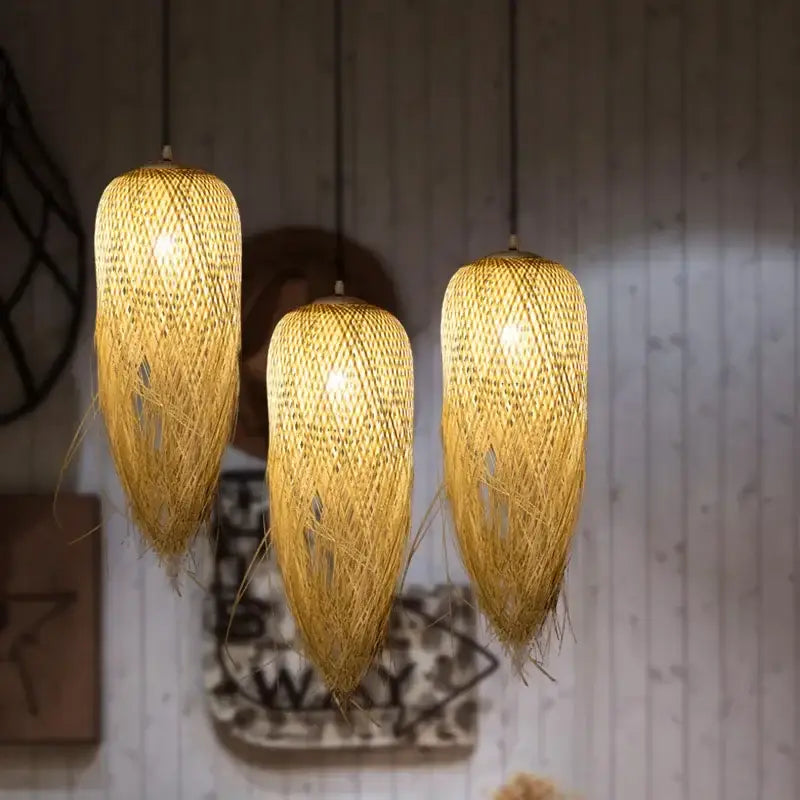 Bamboo Nordic Pendant Light