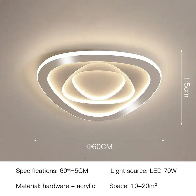 Gold Ironware LED Ceiling Chandelier