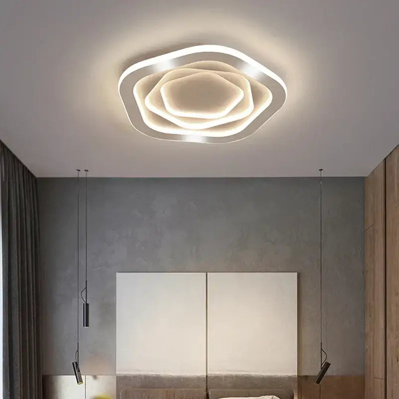 Gold Ironware LED Ceiling Chandelier