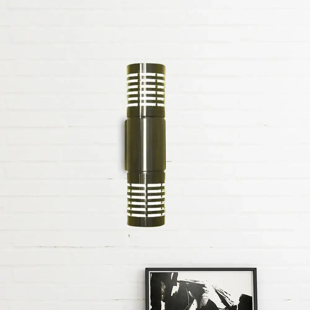 Chrome Industrial Wall Sconce