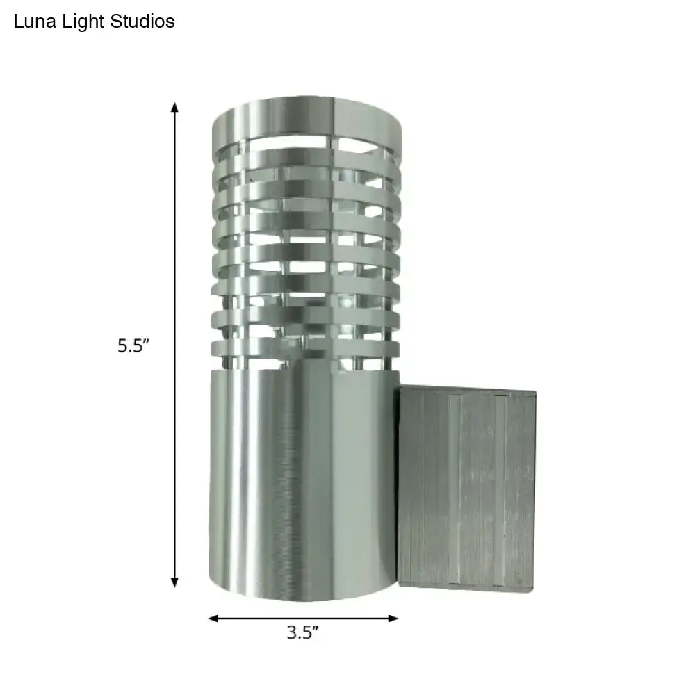 Chrome Industrial Wall Sconce