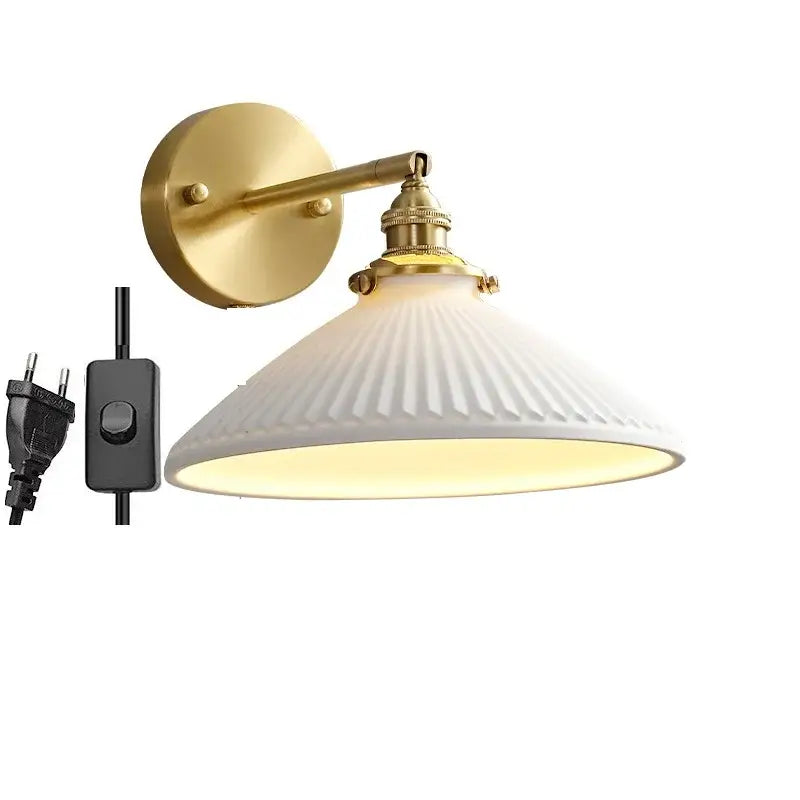 Brass Honeycomb Wall Sconce