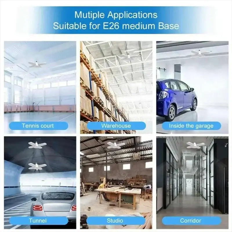 White Foldable LED Light