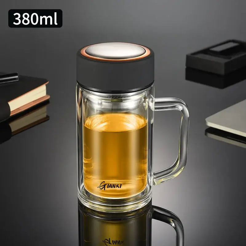 Glass Tea Cup with Filter