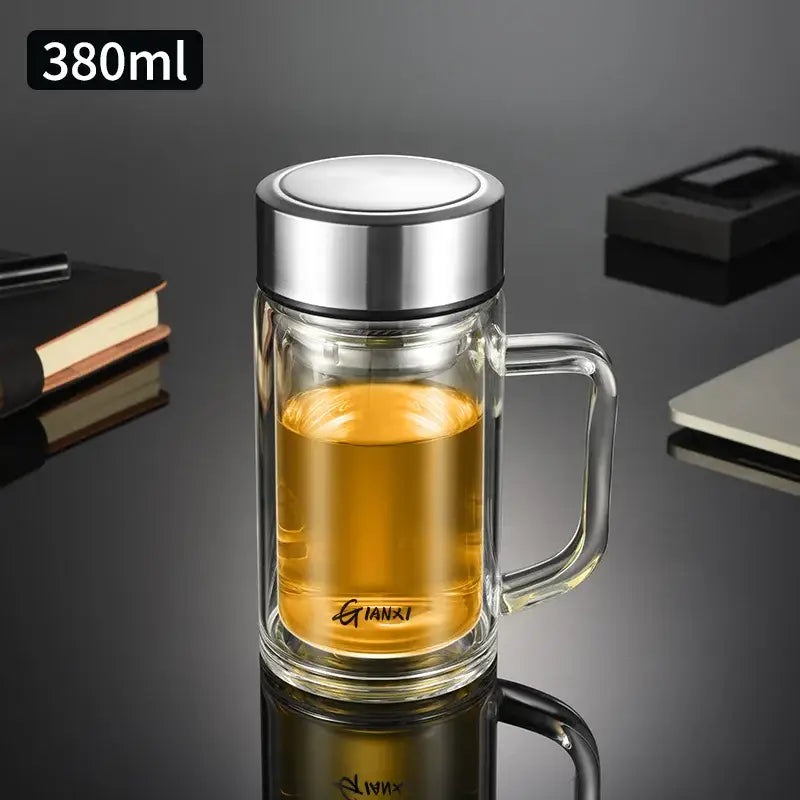 Glass Tea Cup with Filter