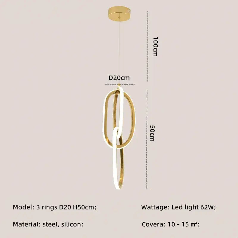 Gold Oval Wall Sconce Ring or Wall Lamp Style