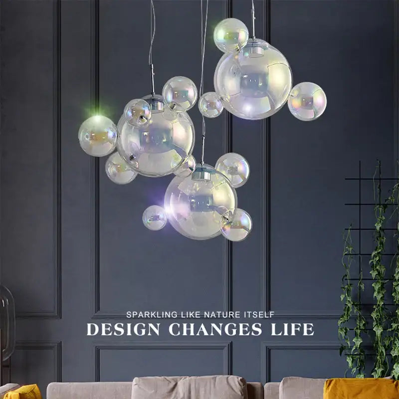 Colorful Glass Ball Pendant