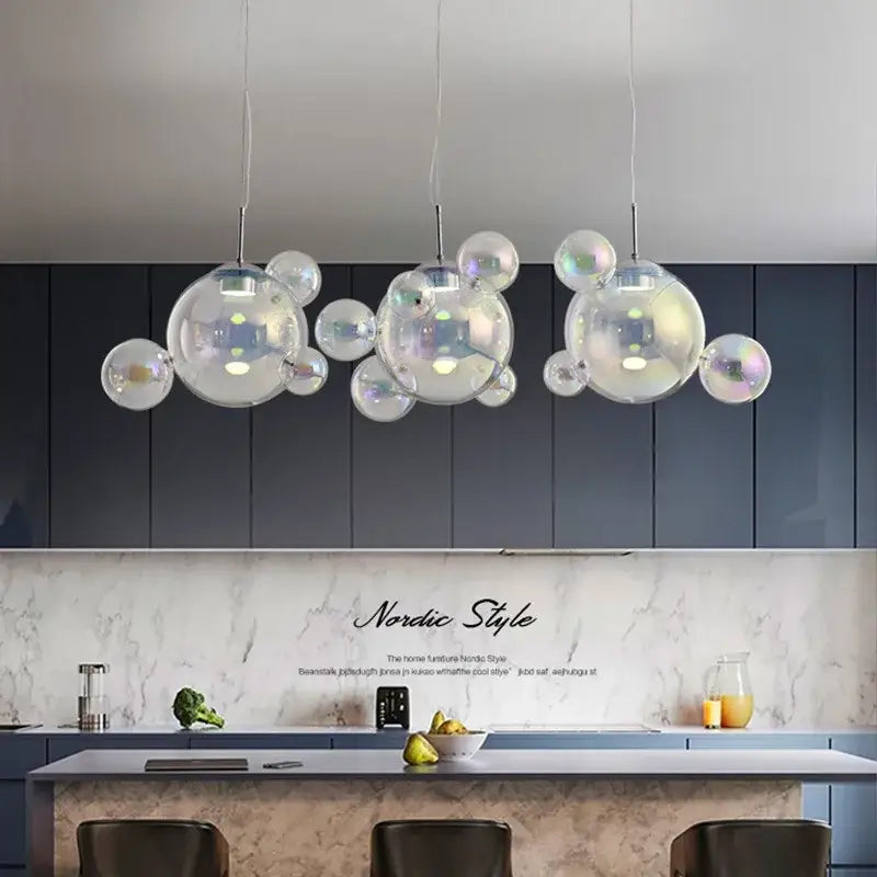 Colorful Glass Ball Pendant