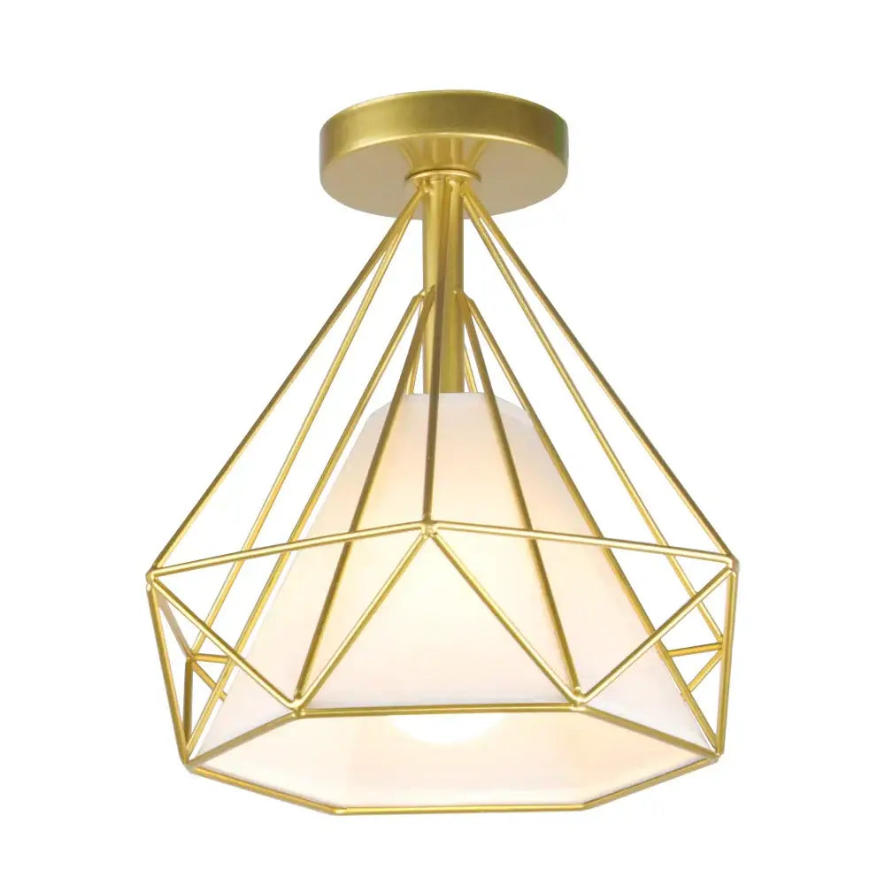 Iron Cage Ceiling Lamp