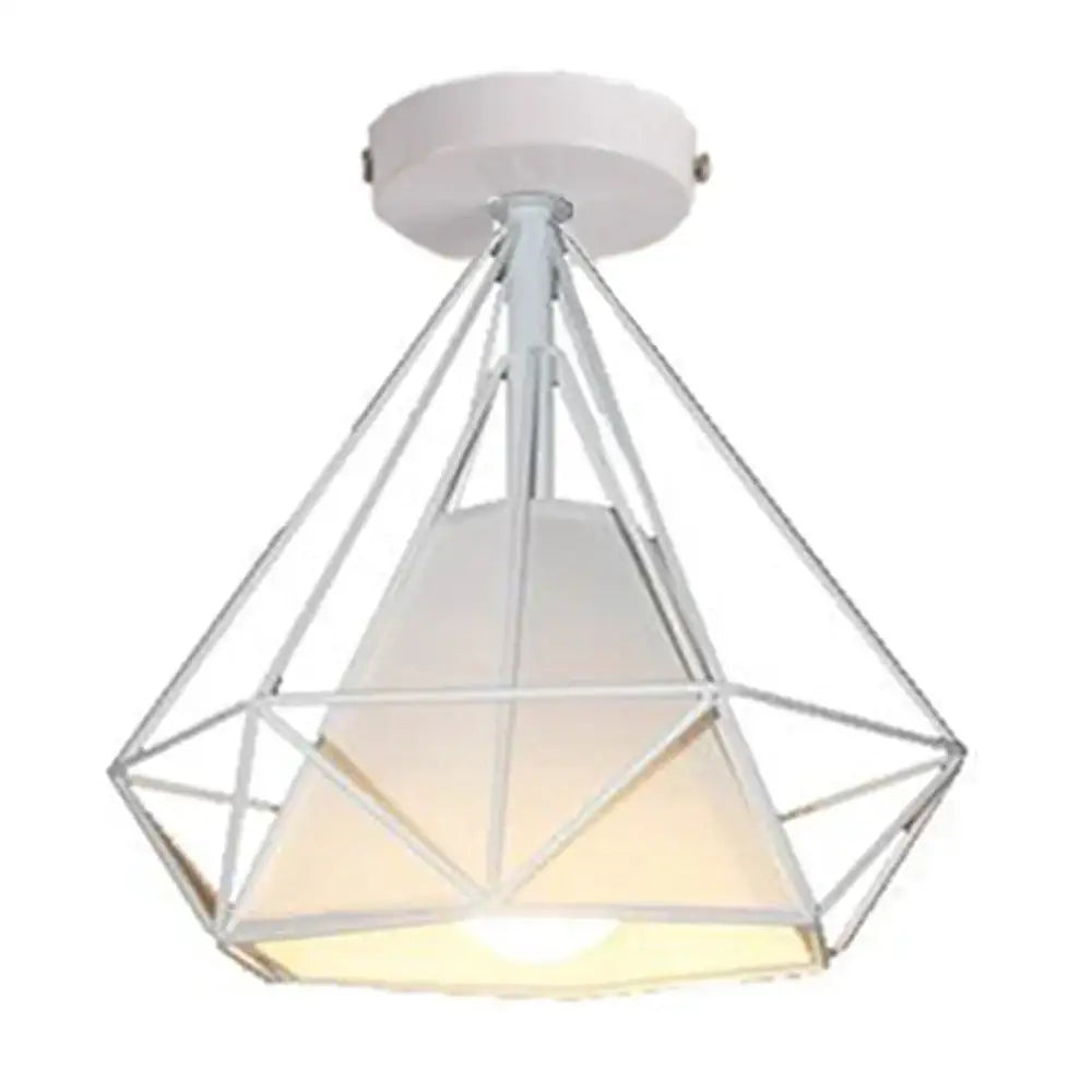 Iron Cage Ceiling Lamp