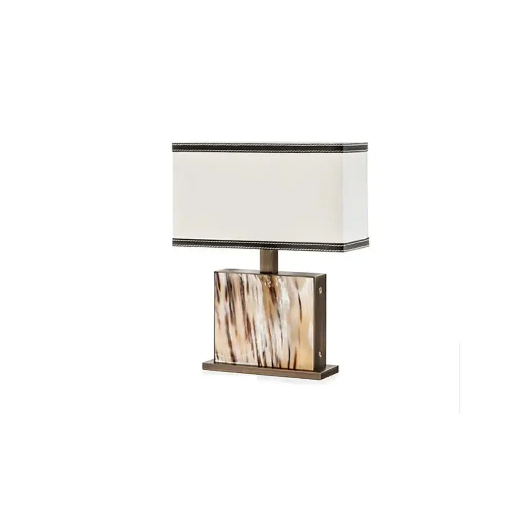 Metallic Beige Table Lamp