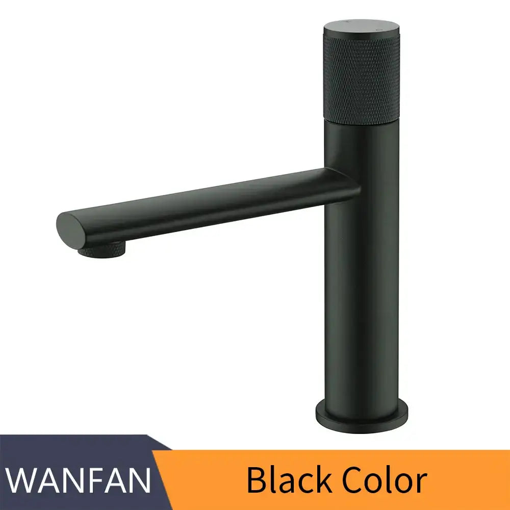 Gold Single Handle Faucet for Bathroom Sinks