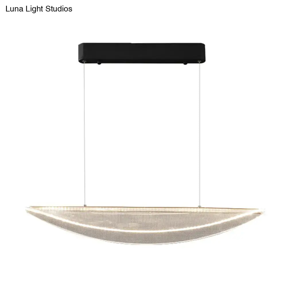 Acrylic Leaf Pendant Light