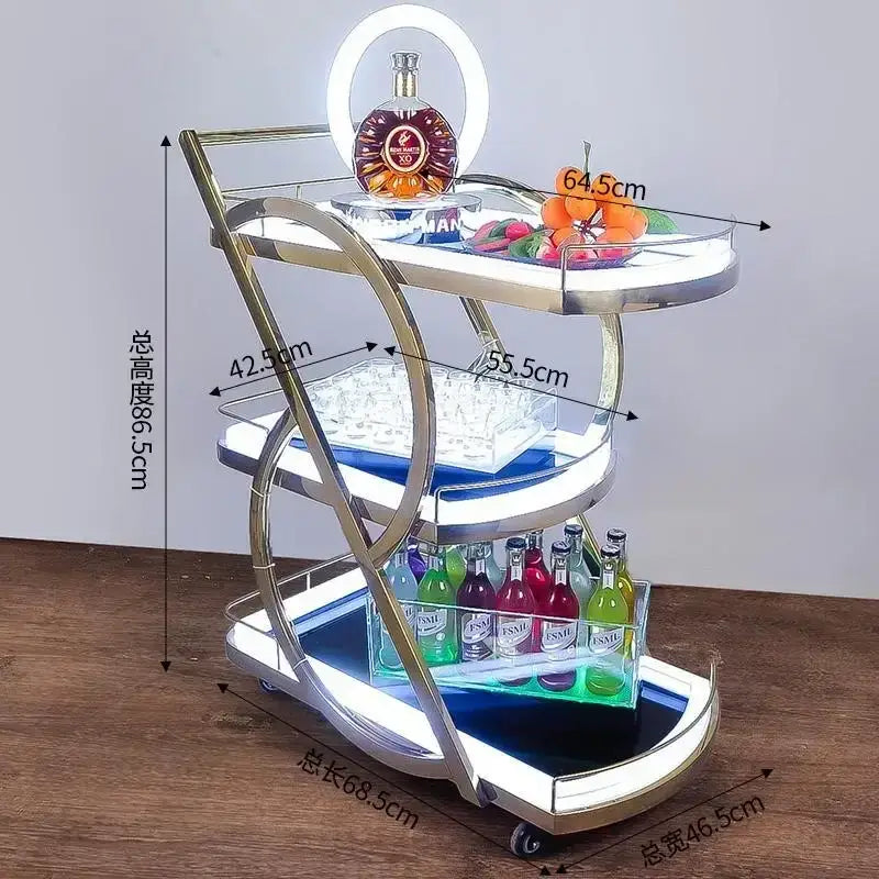White Modern Salon Trolley