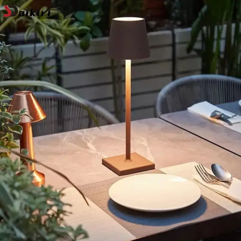 Black Mosaic Table Lamp