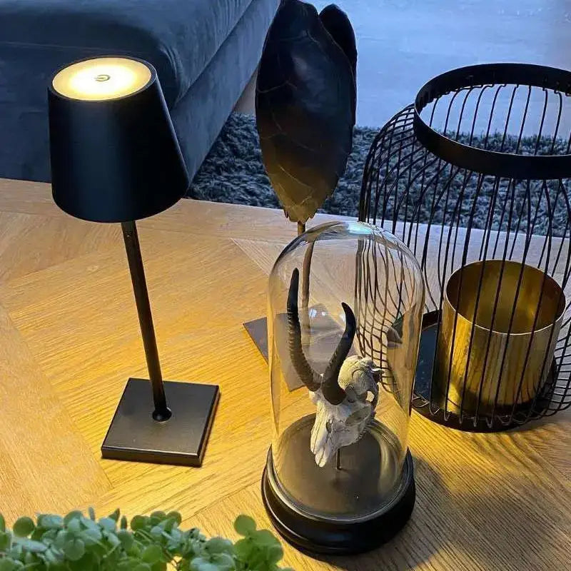 Black Mosaic Table Lamp
