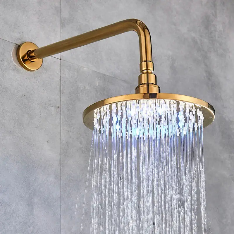 Gold Crystal Shower Head