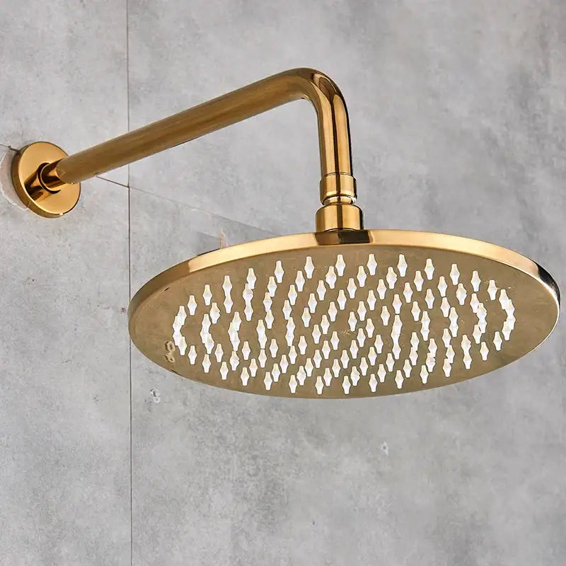 Gold Crystal Shower Head