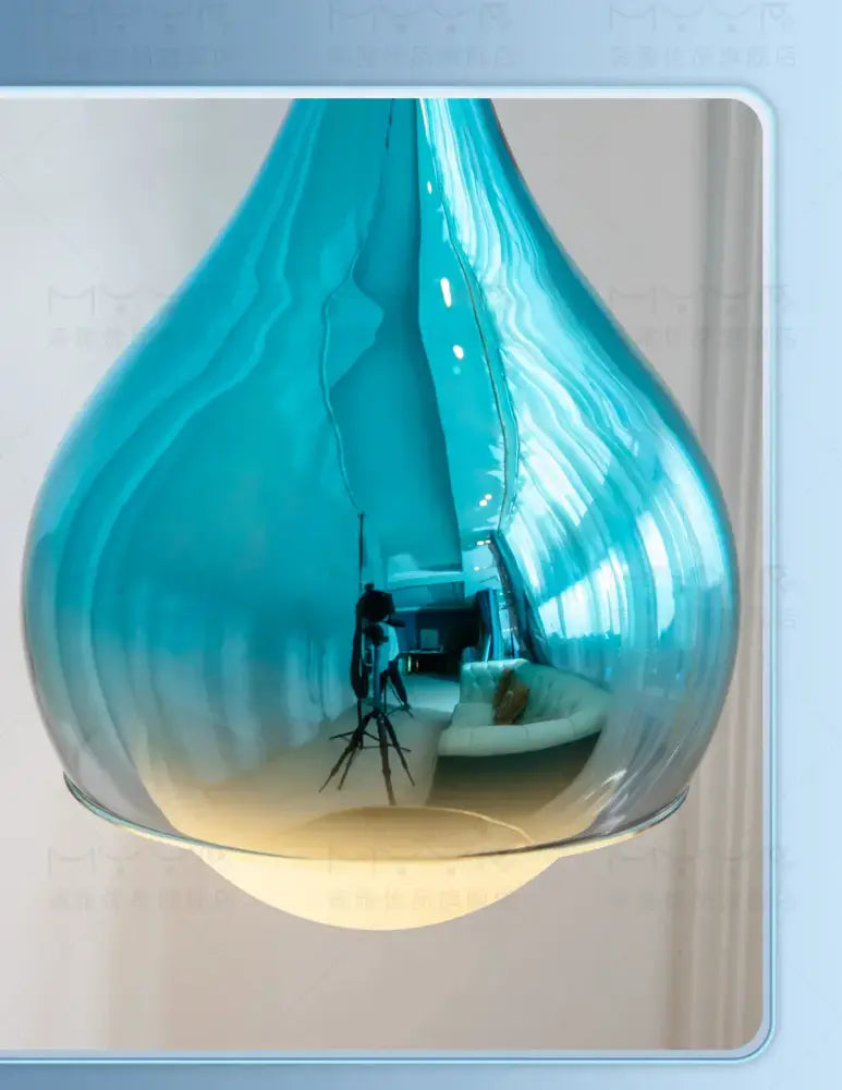 Gold Droplet Ceiling Chandelier